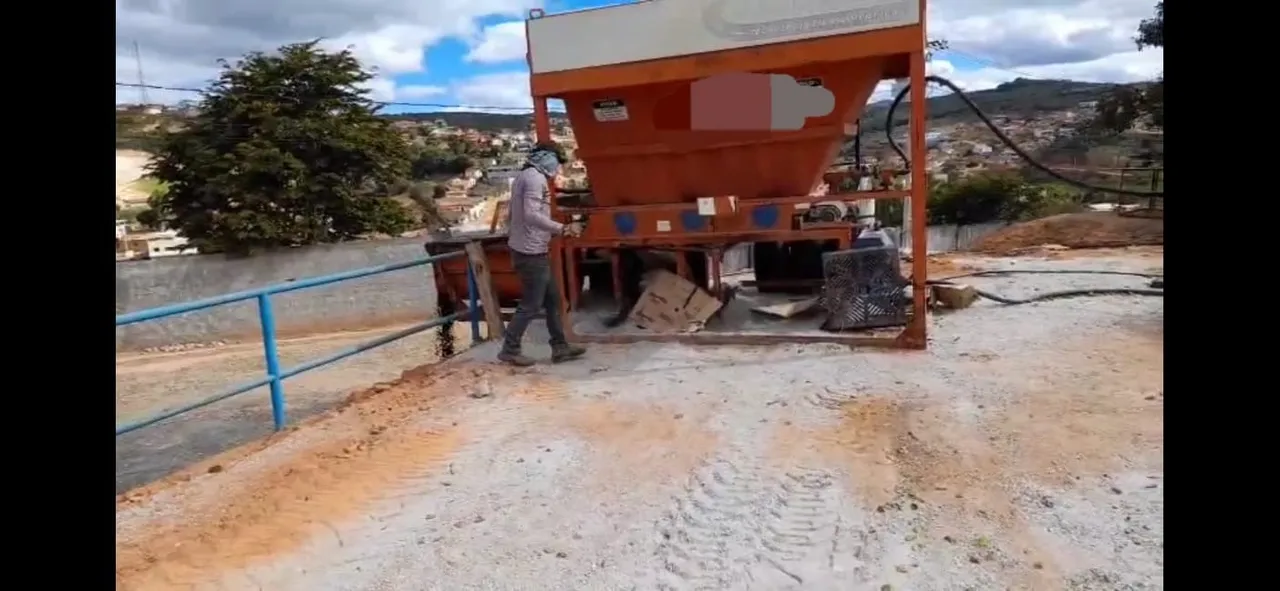 Usina de asfalto fixa