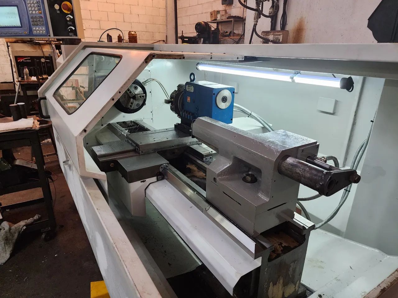 Torno cnc nardini logic 195 reformado como novo - Foto 2