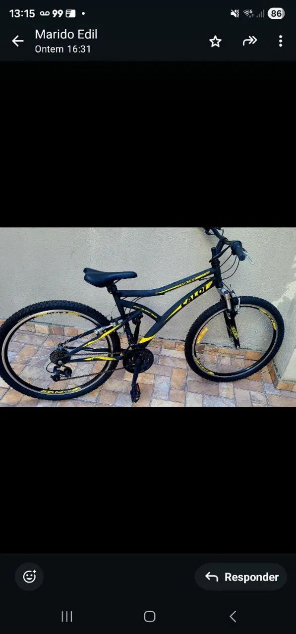 Bicicleta caloi aro 26 semi nova