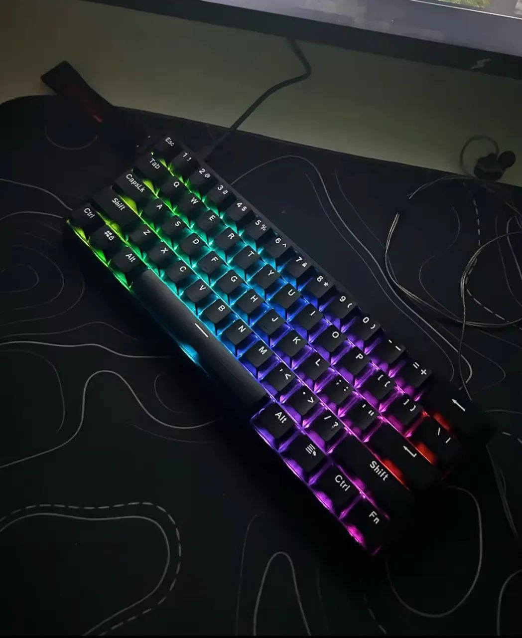 [Novo, lacrado] Teclado Magnético AULA WIN60 HE - Foto 4