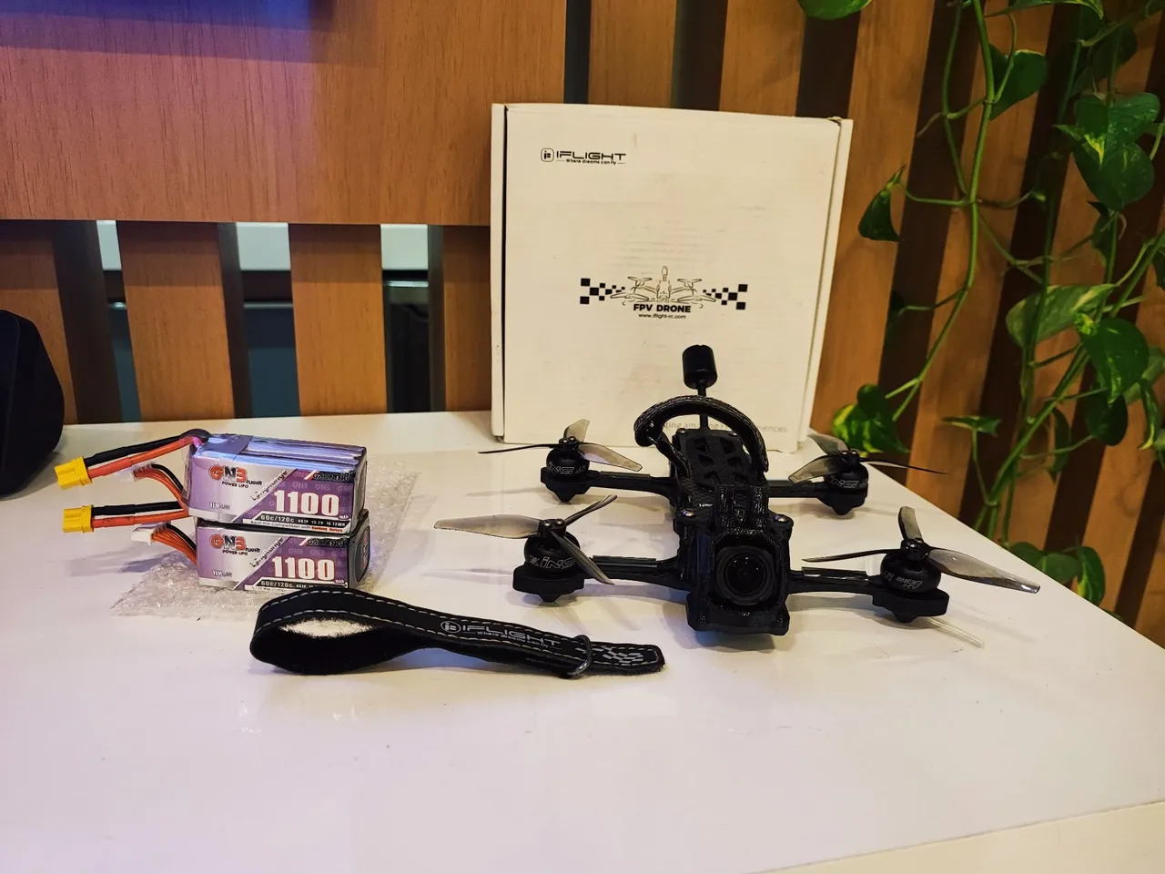 Drone Racer Iflight IH3 O3+ 2 Lipos 4s HV 1100mah