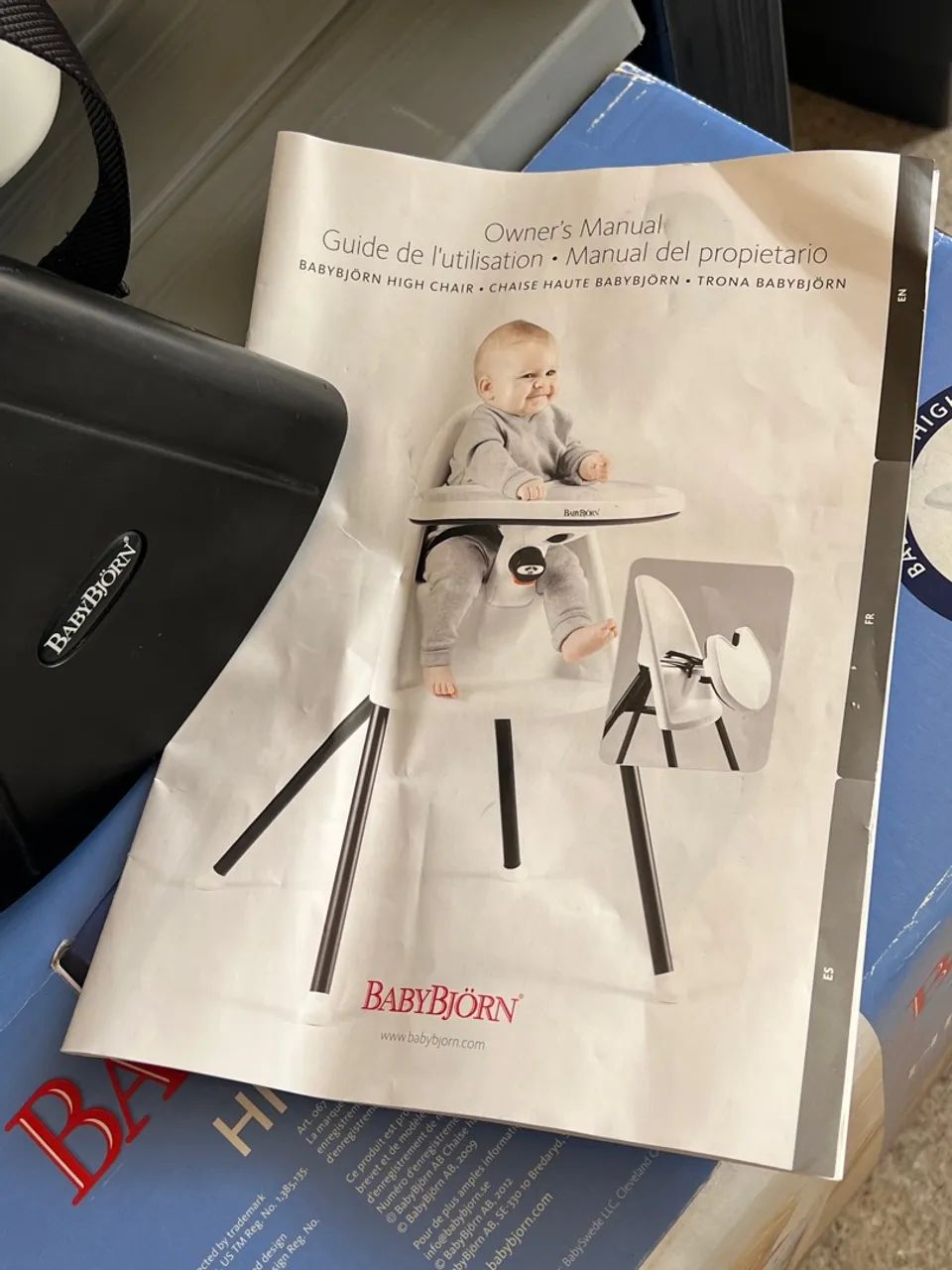 Cadeira alimentação baby Björn importada  - Foto 4