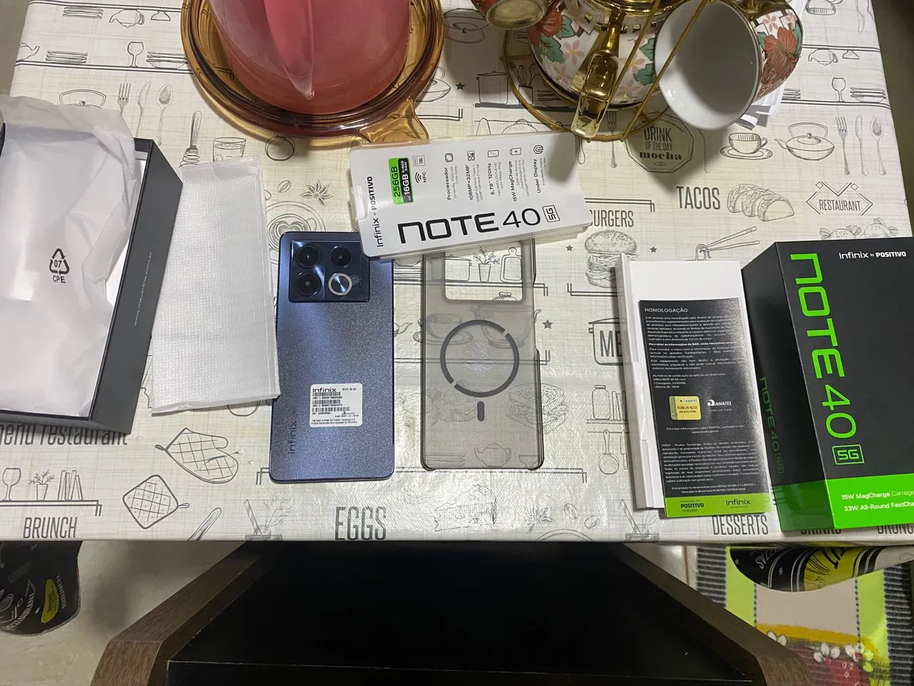 Vendo celular infinix note 40 5g preço pra sair logo 