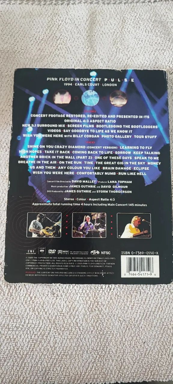DVD Pink Floyd - Pulse (2 DVD) (Digipack) - Foto 2