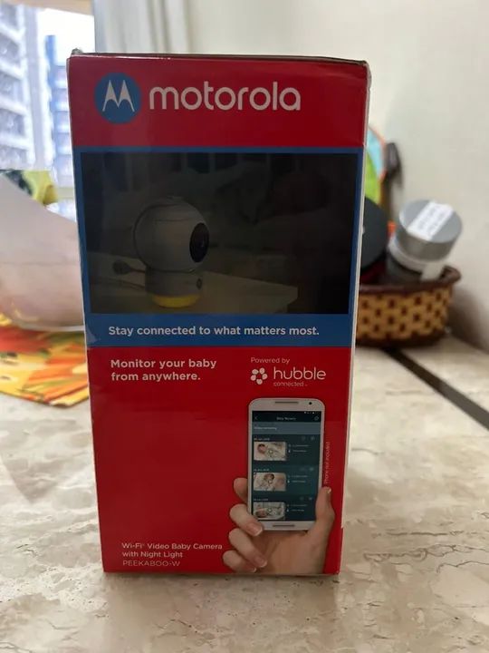 Baba eletronica multicolorida para bebês Motorola Peekaboo Wifi - Foto 4