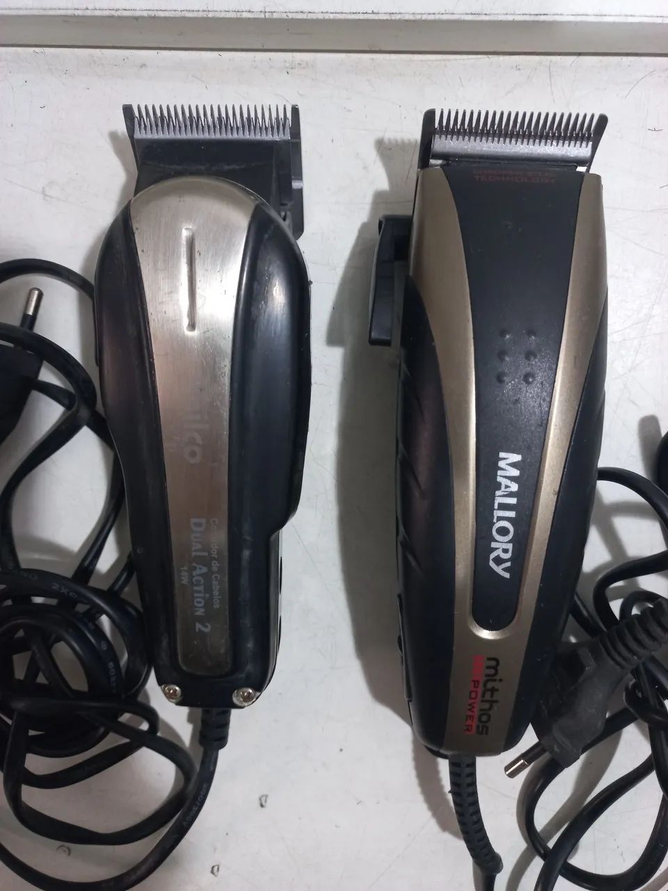  2 Máquinas de Cortar Cabelo - Philco  Dual e Mallory 
