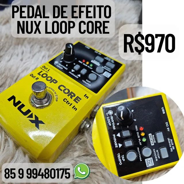 Pedal de efeito NUX Loop Core - Estado de Novo
