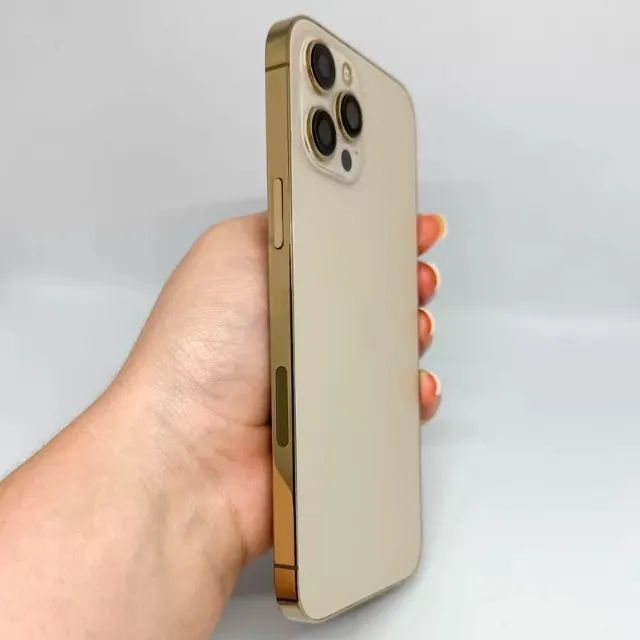 iPhone 13 Pro Max 256GB Gold - Funcionamento Perfeito - Traseira