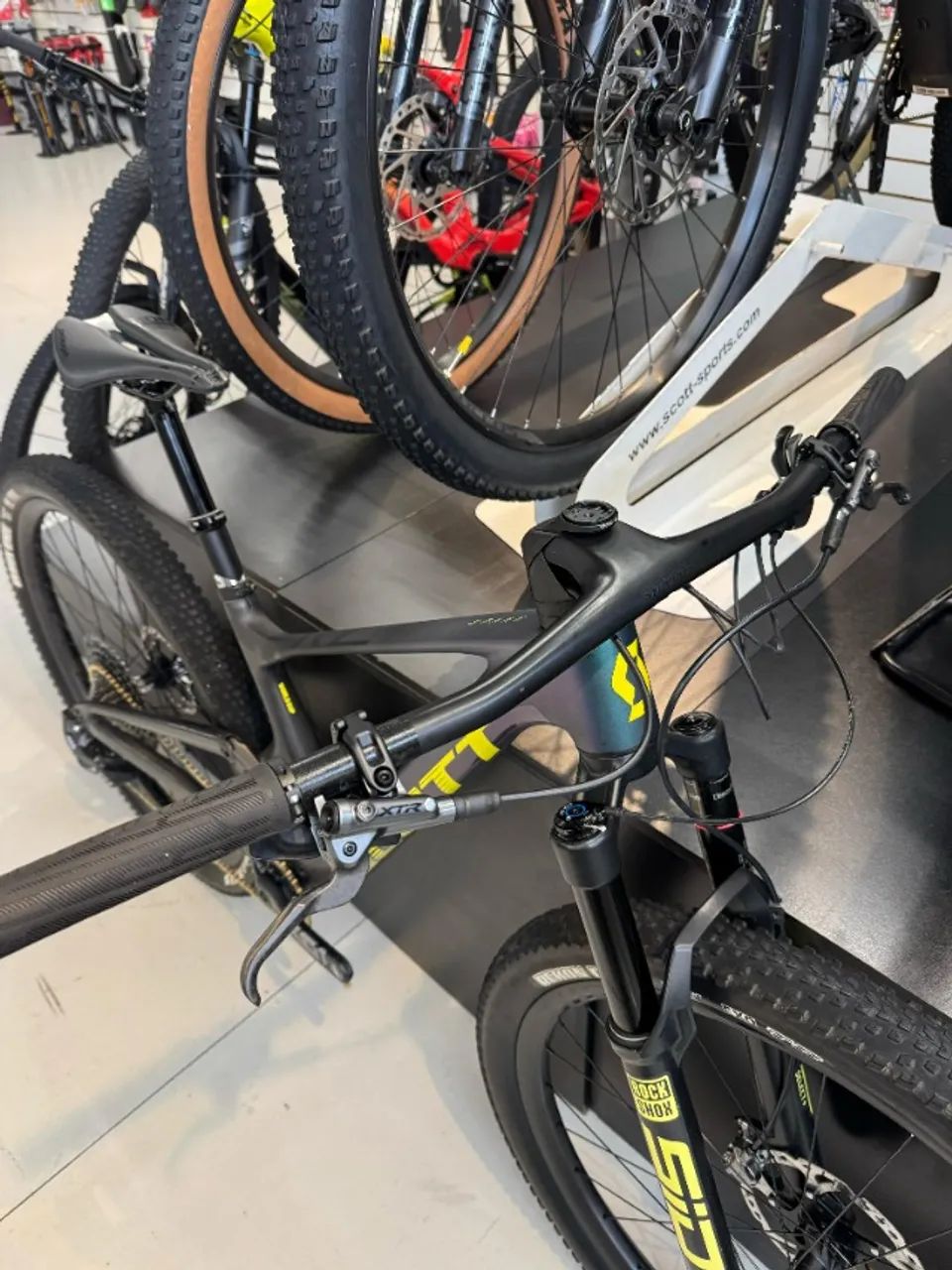 Bicicleta Scott Spark RC World Cup - Tamanho S-15" - Semi Nova - Foto 4