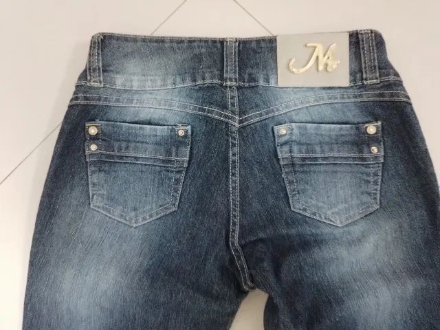 Calça Jeans Feminina Skinny Nova - Foto 4