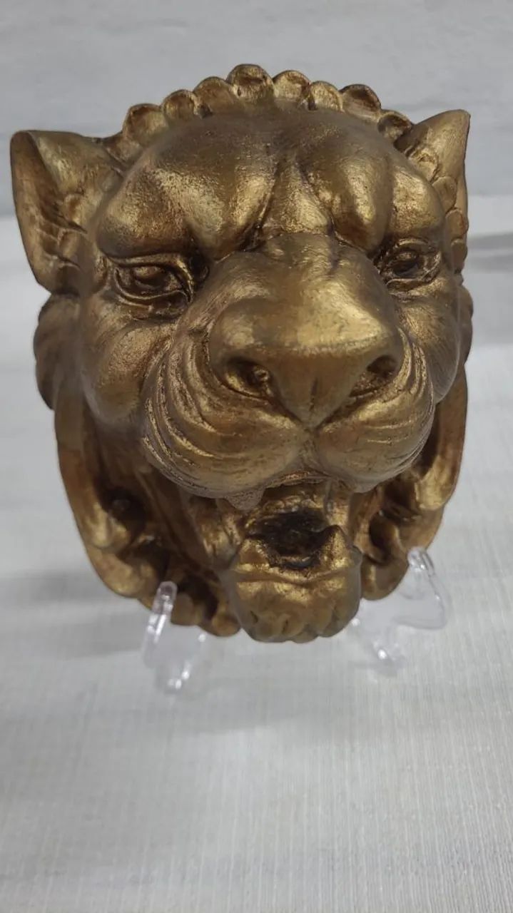 Escultura Cabeça de Leão