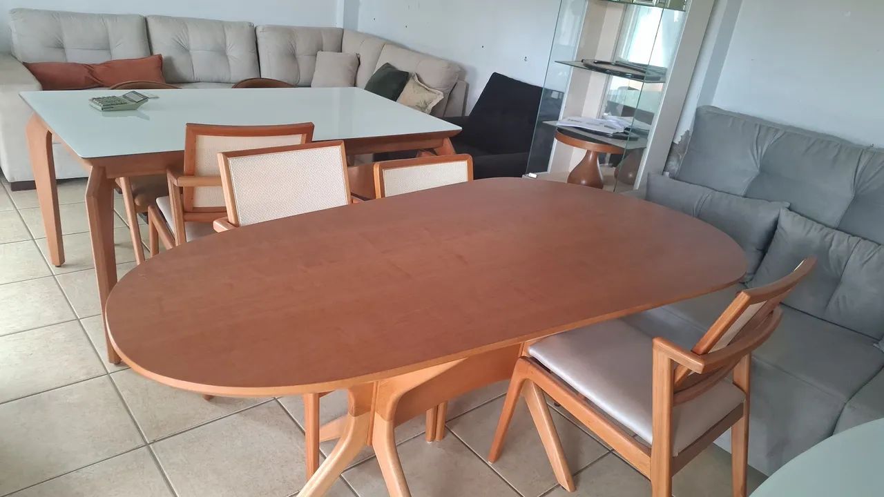 Mesa de jantar 1.70 x 90 modelo organica 