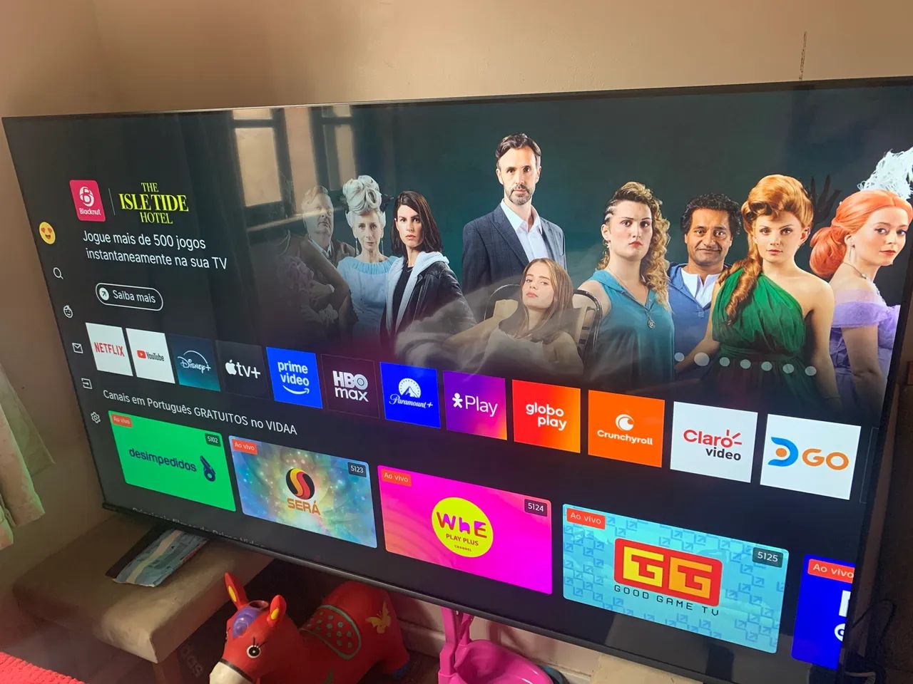 Tv smart 75 polegadas 64595540209539122