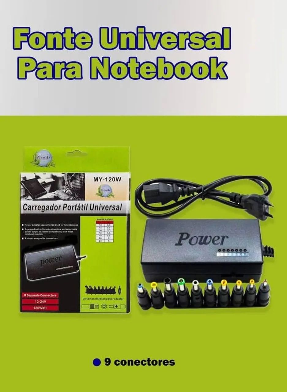 Fonte Carregador Para Notebook Universal 