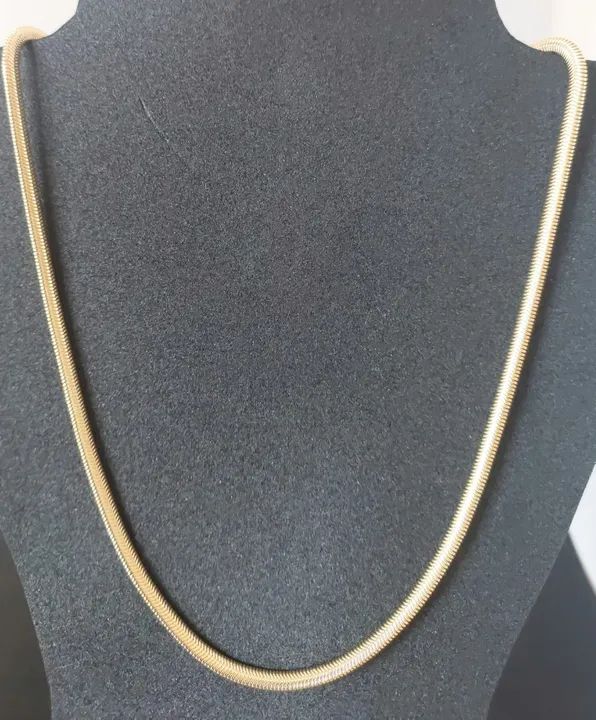 Gargantilha choker banhada a ouro lacraia 