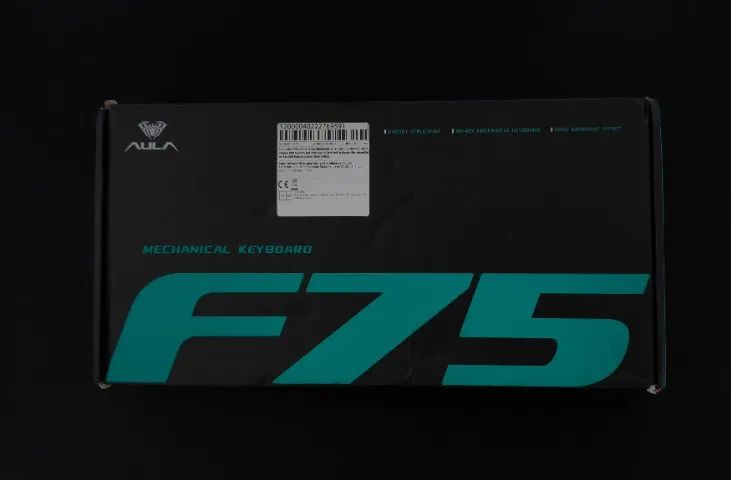 Teclado Mecânico Sem Fio Aula F75 RGB Branco e Azul - Foto 5