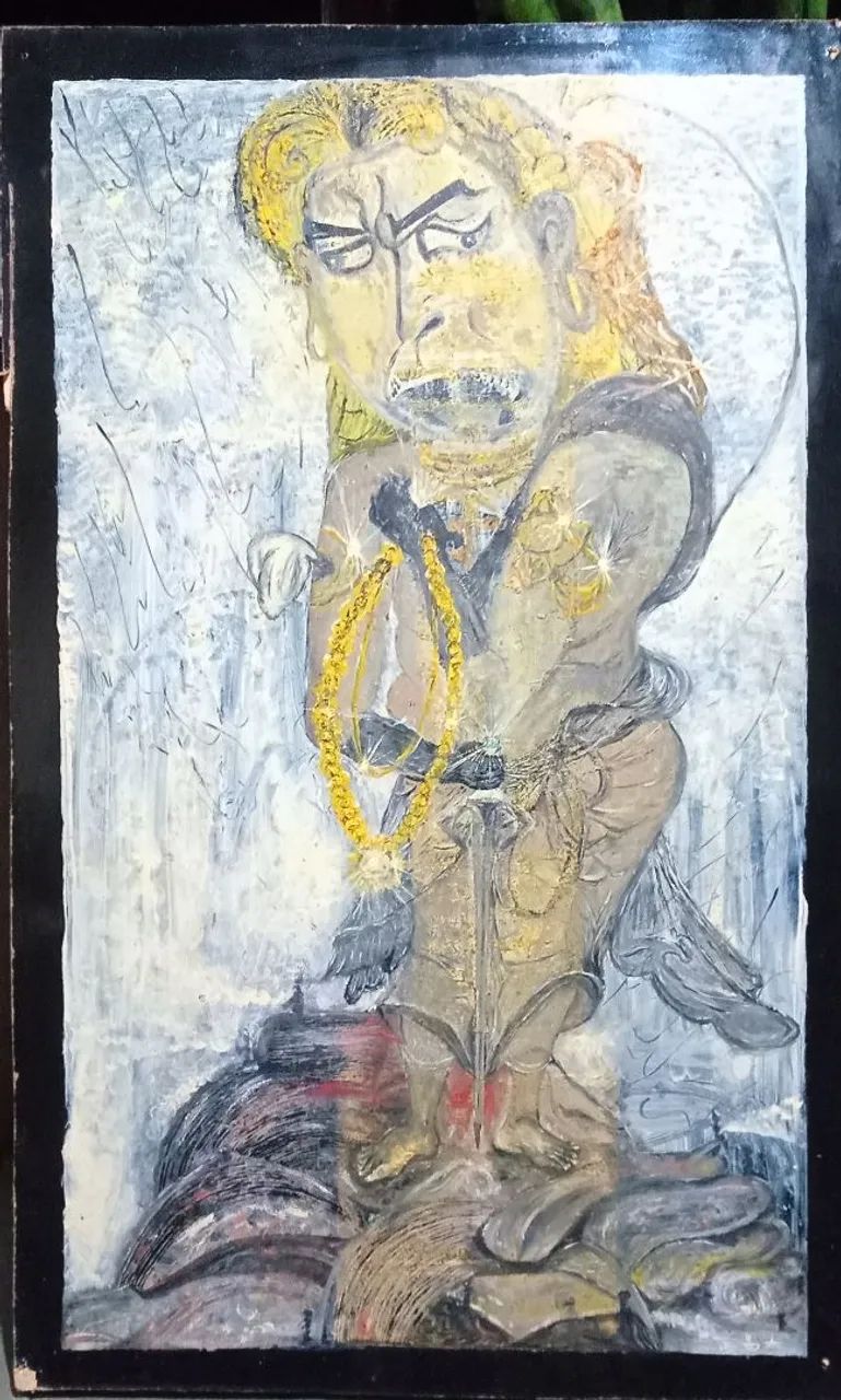 Pintura a óleo sobre madeira - Shingon - Foto 2