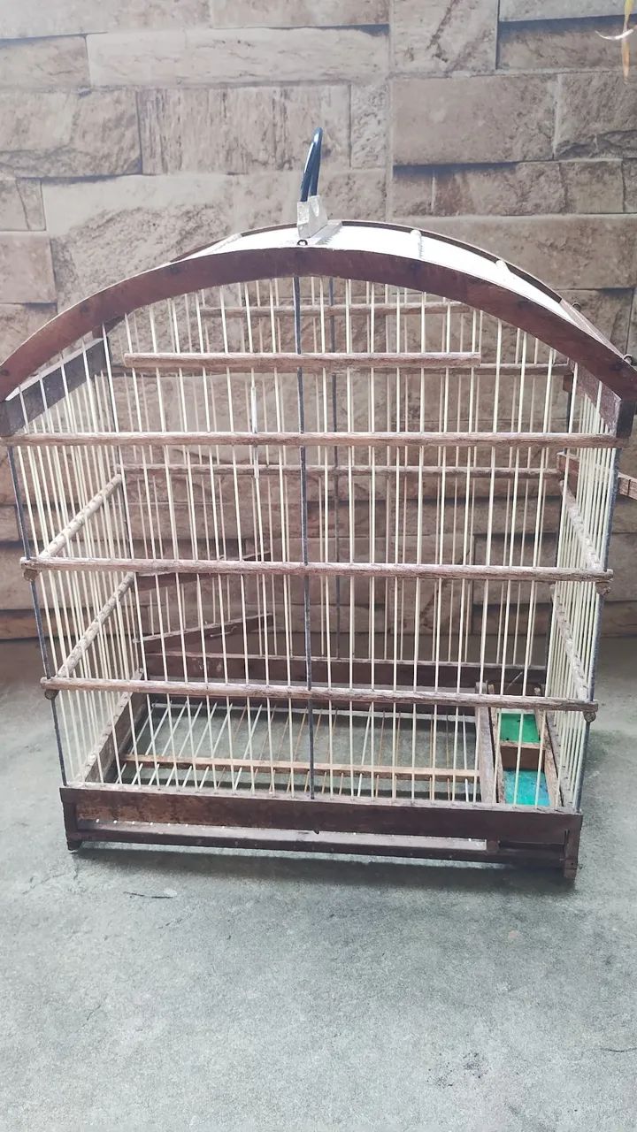 Gaiola de Madeira para Pássaros - Foto 3