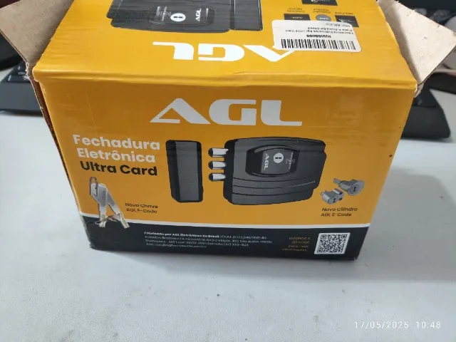 Fechadura eletrônica AGL ultra card