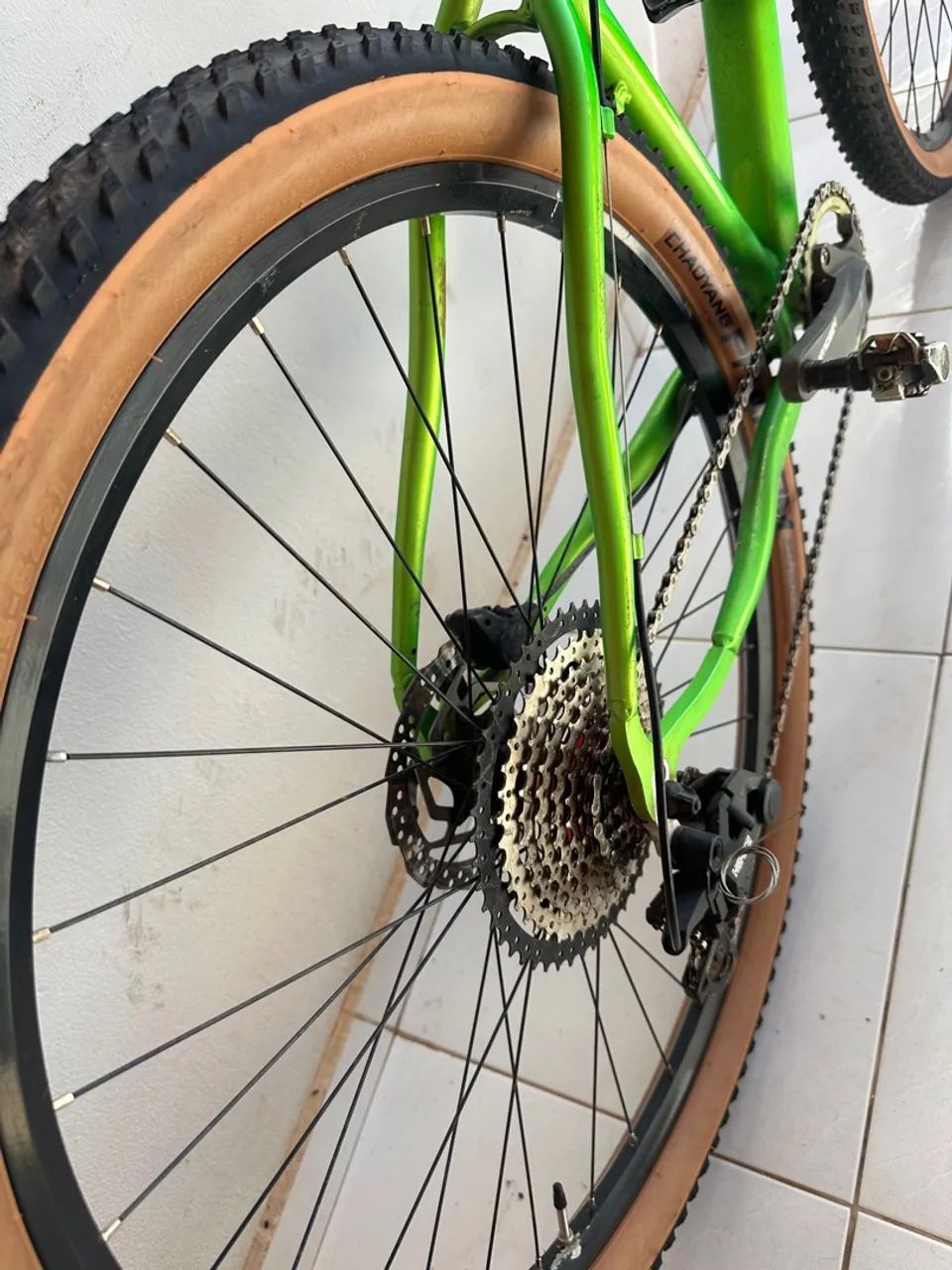 Bicicleta de montanha verde - Foto 2