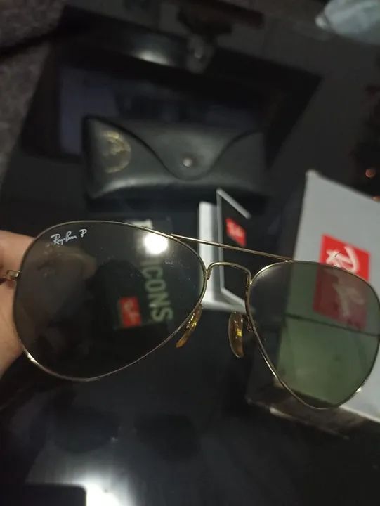 Óculos de Sol Lentes Polarizadas Ray-Ban Aviator