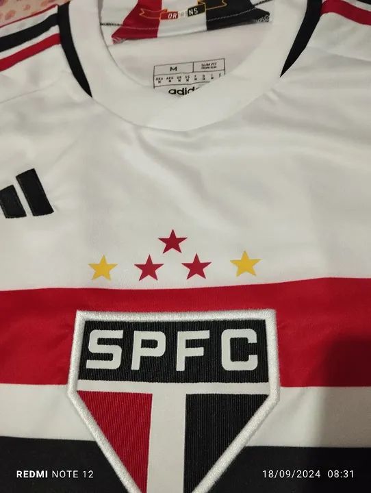 Camisa do São Paulo Futebol Clube - Adidas - Tamanho M