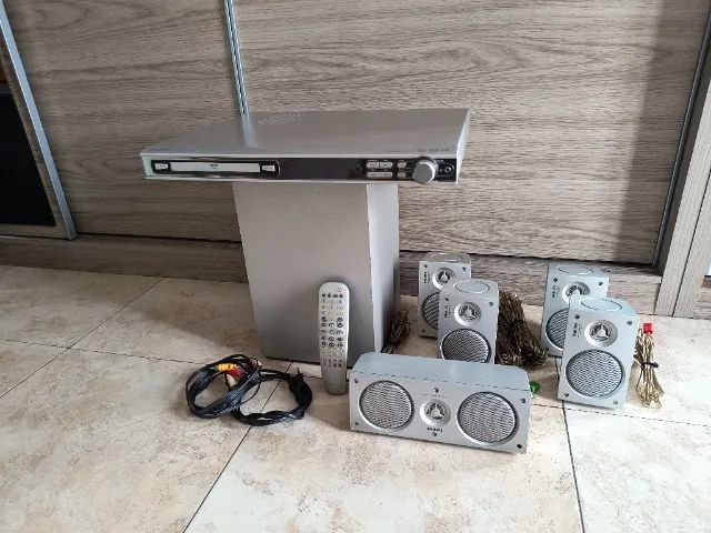 Dvd Home Theater Phillips Mx2600/55 Funcionando Completo Controle Remoto Manual 
