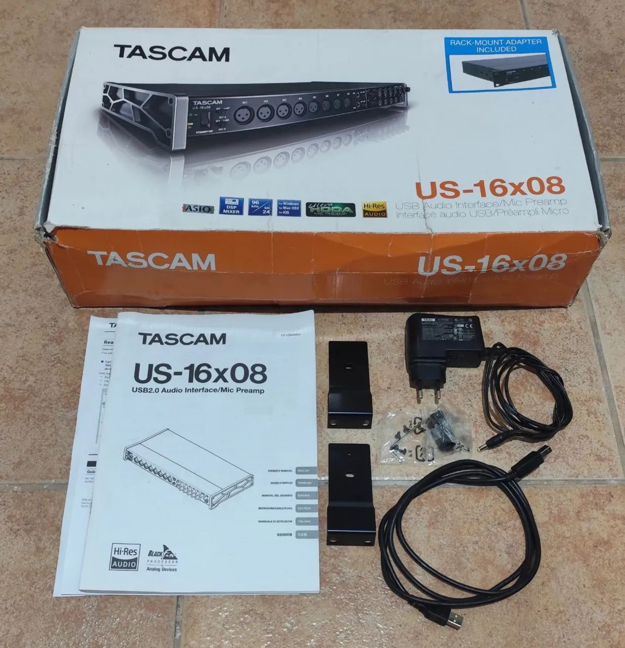 Interface Usb De Áudio/midi Tascam Us-16x0864617797196930125