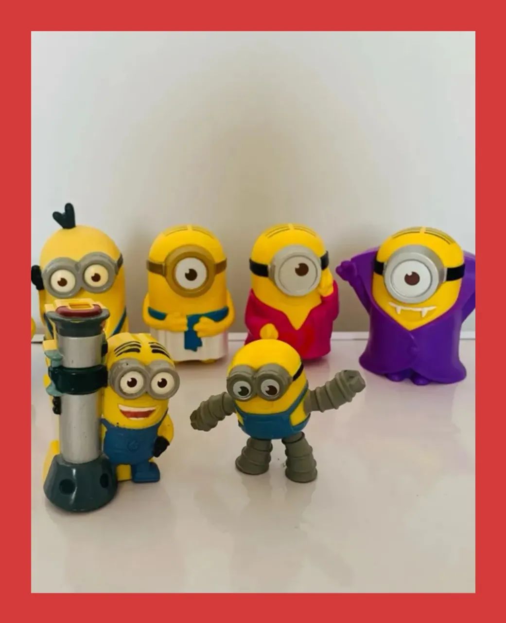 Lote Miniaturas Minions - Mc Donalds - Bonecos Meu Malvado Favorito