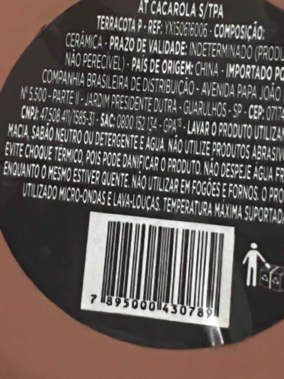 Jogo panela cerâmica atmosfera 5pcs novas .  - Foto 3
