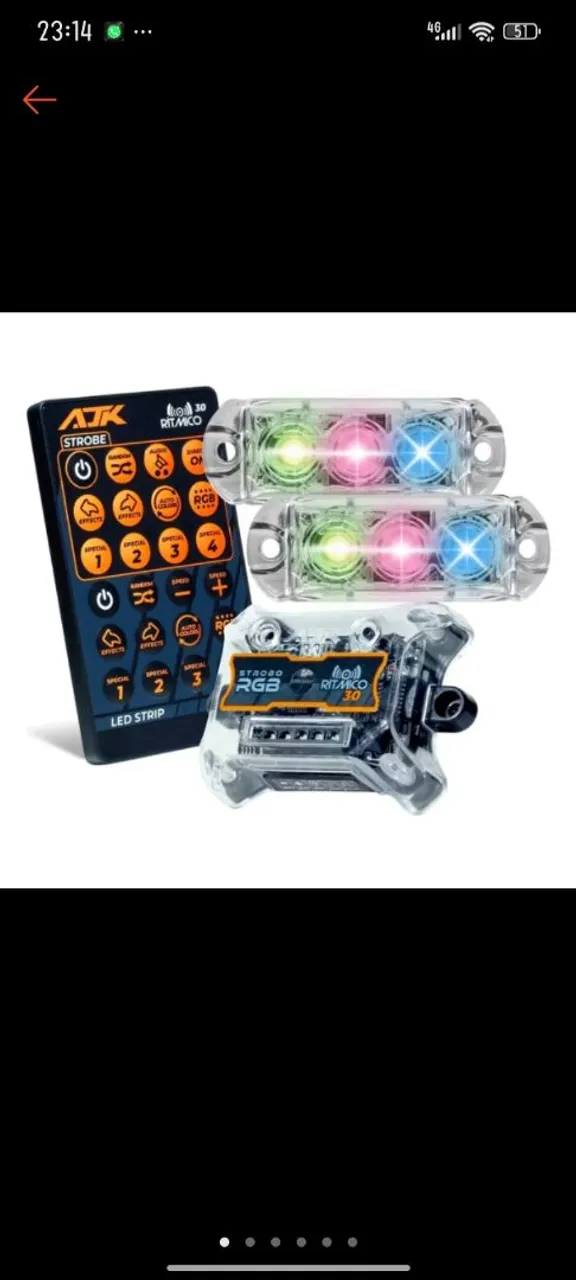 Strobo RGB Ritmico 30 - LED Strip