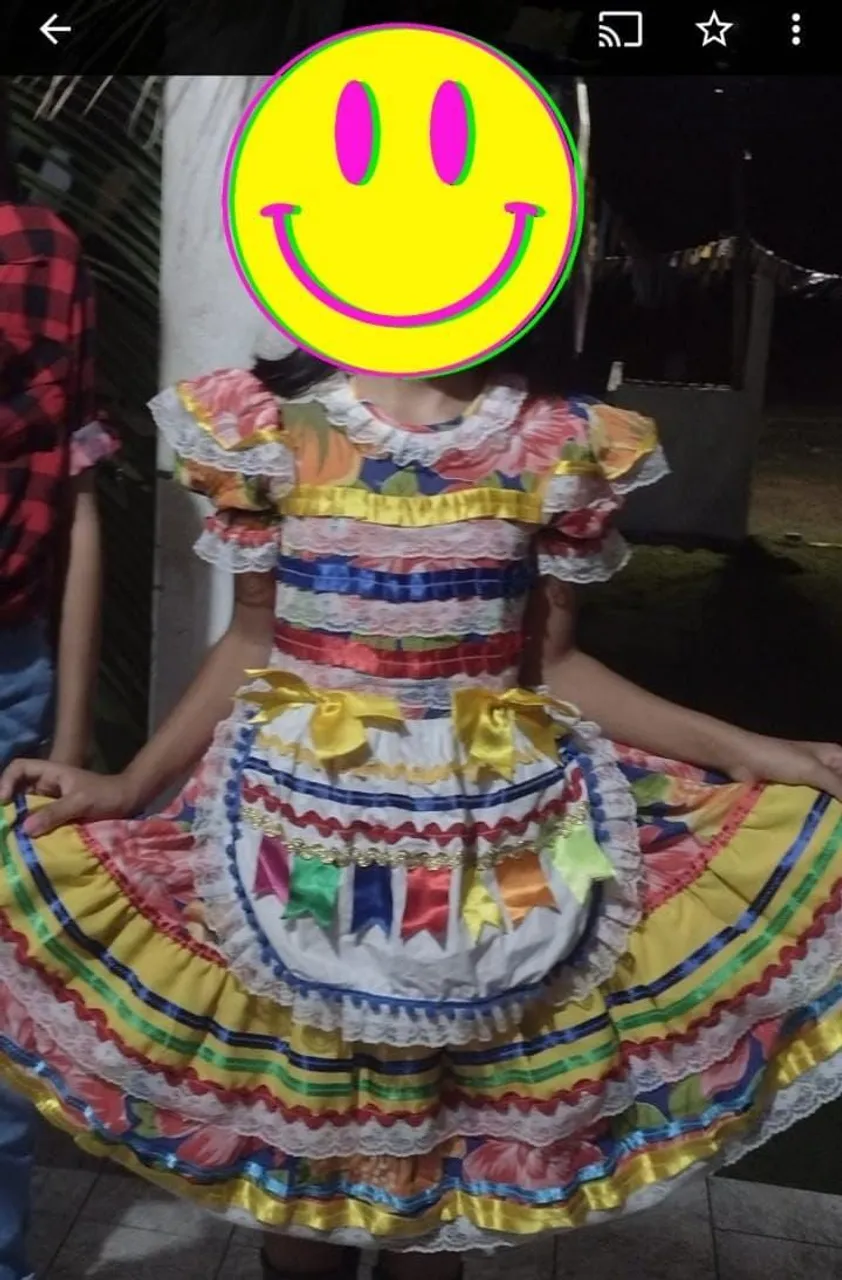 Vestido Festa Junina Infantil