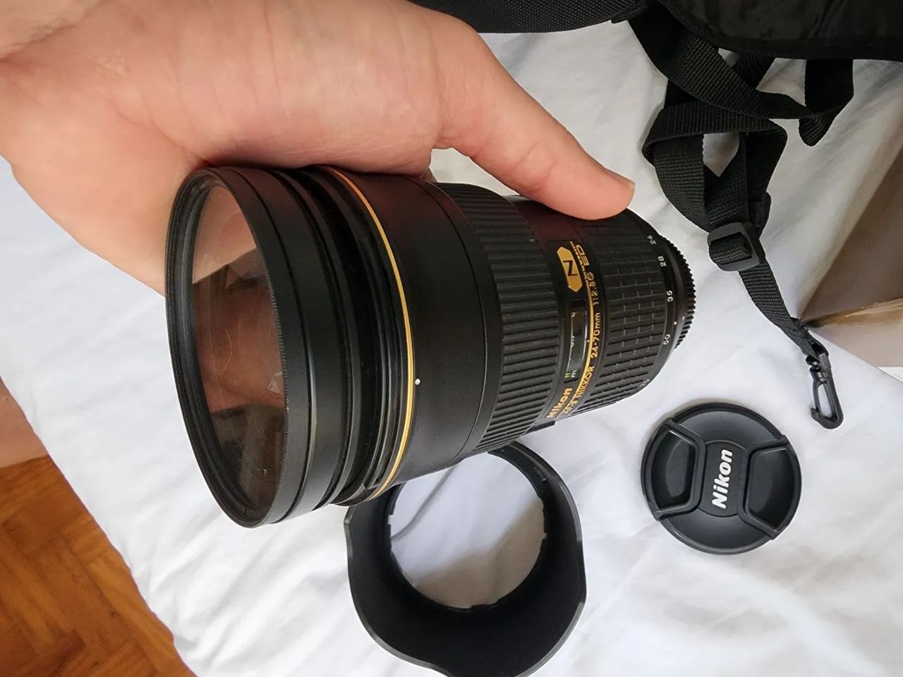 Lente Nikon AF-S NIKKOR 24-70mm f/2.8G ED - Novissima! Usada menos de 10 vezes - Foto 6