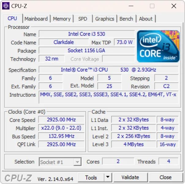 Processador Intel Core i3 530 2.93GHz LGA 1156 - Foto 3