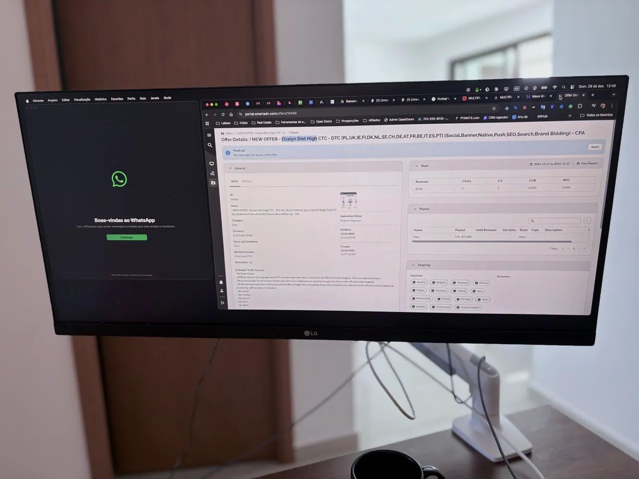 Monitor LG 29? Polegadas (29WK600-W) - Foto 4