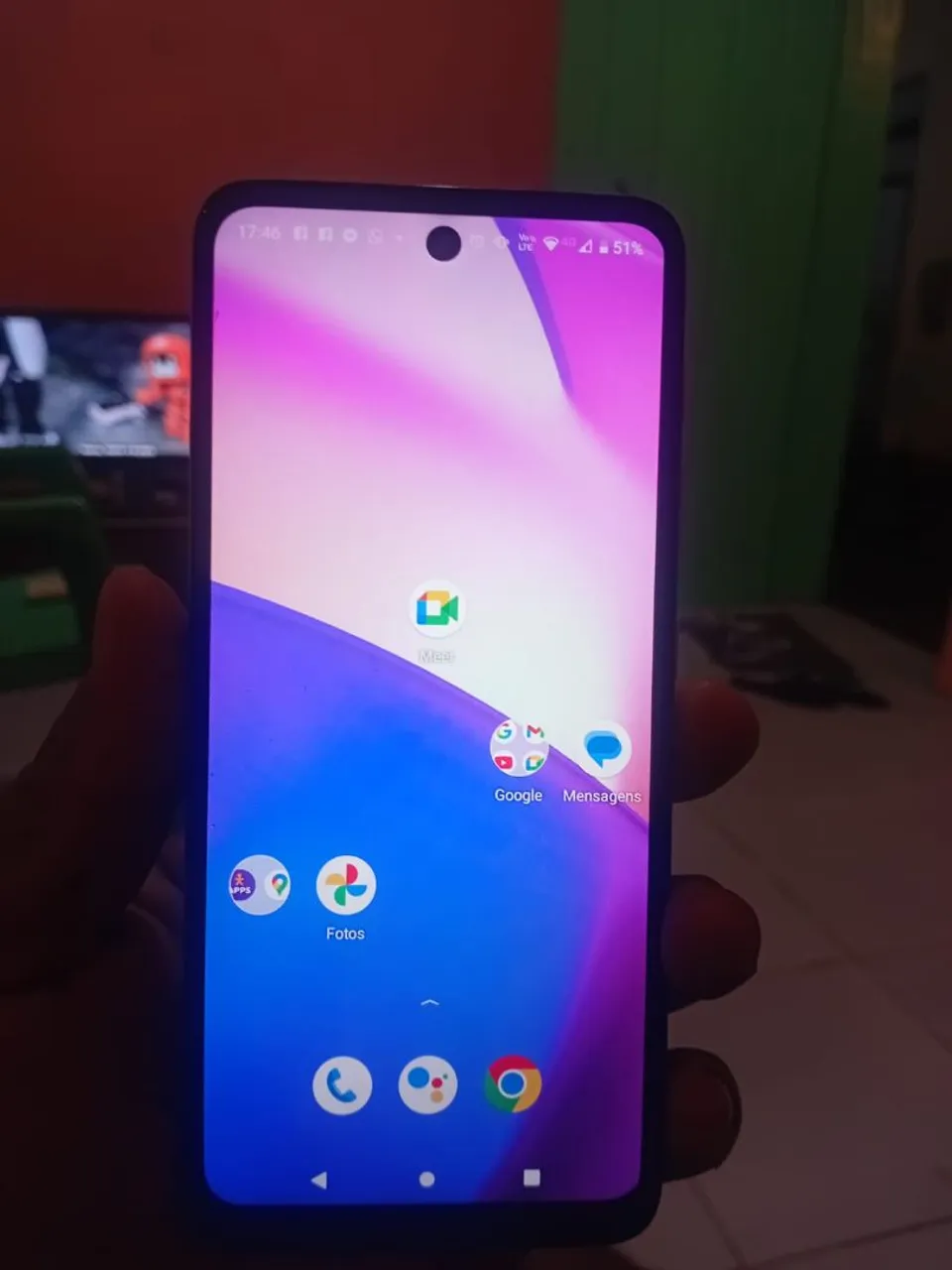 Moto E40 em ótimo estado, não trava