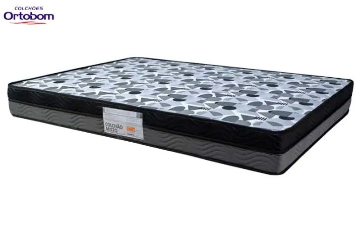 Colchão Casal Ortopédico EPS Iso Dupla Face D-33 138x188x20 Ortobom