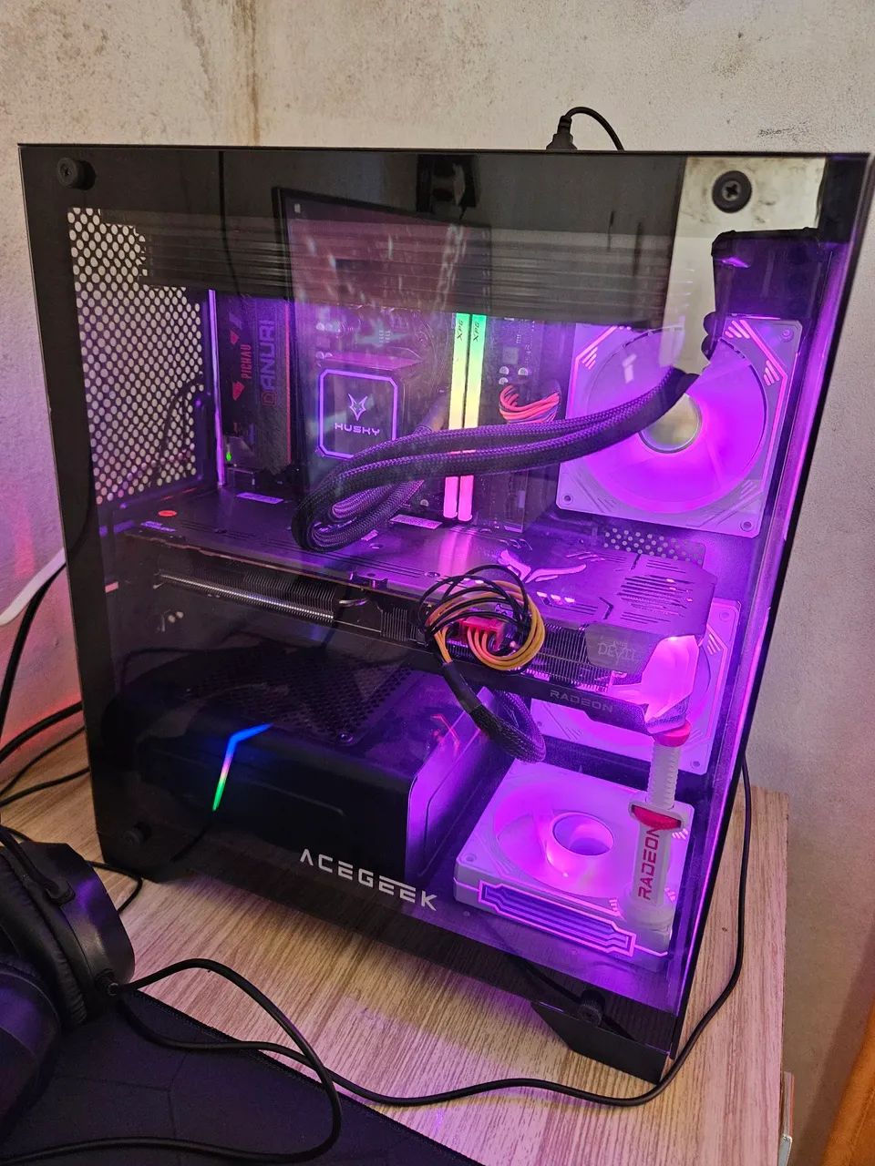 PC Gamer Ryzen 7 5700x e RX 6700XT 12GB e 32GB de Ram