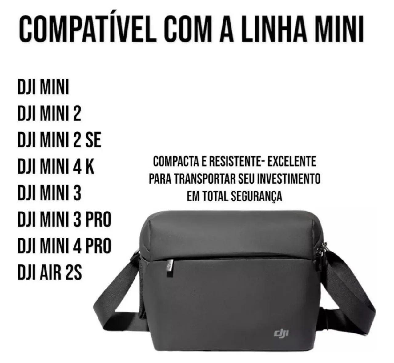 Bolsa ombro DJI - drone Mini 3, mini 4 Pro - Foto 2