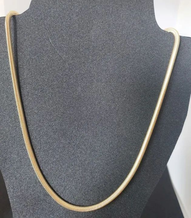 Gargantilha choker banhada a ouro lacraia  - Foto 3