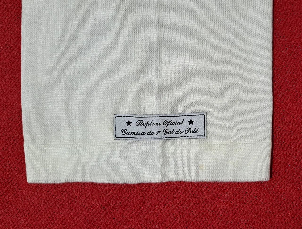 Camisa 1o Gol do Pelé - Réplica Oficial - Autografada - Foto 5