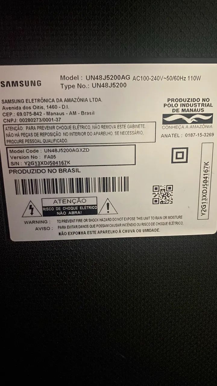 Tv smart Samsung 48p64292274754690122