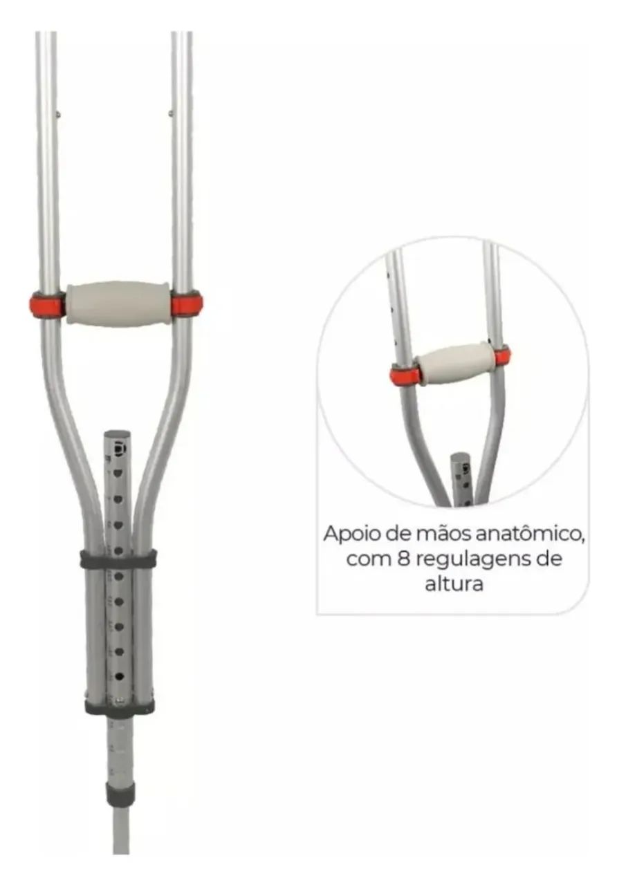 Muleta Axilar Universal Modelo D7 - Foto 2