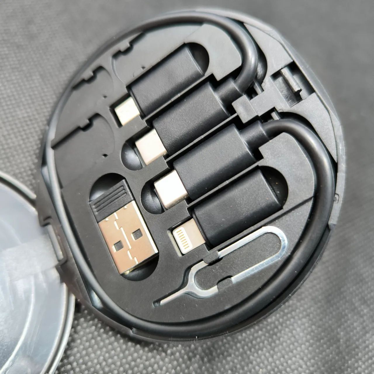 Kit de Adaptadores Lightning, Micro USB e Type-C - Novo - Foto 2