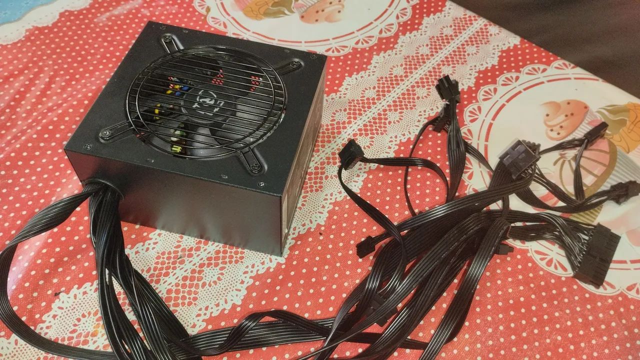 Fonte pc gamer thunder mancer 400w 80 plus bronze  - Foto 3