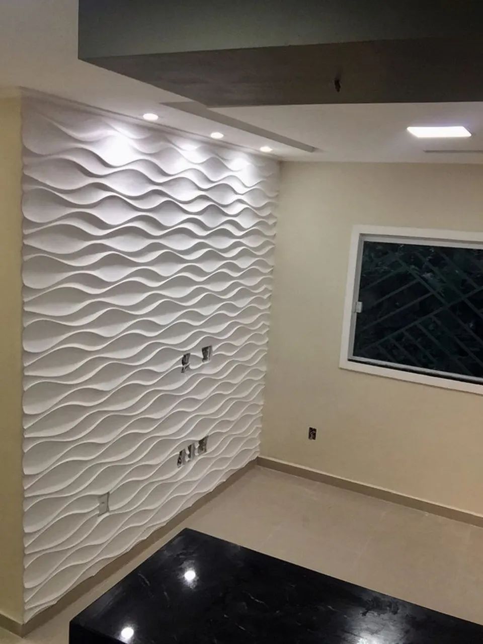 Revestimento emgesso 3D  - Foto 3