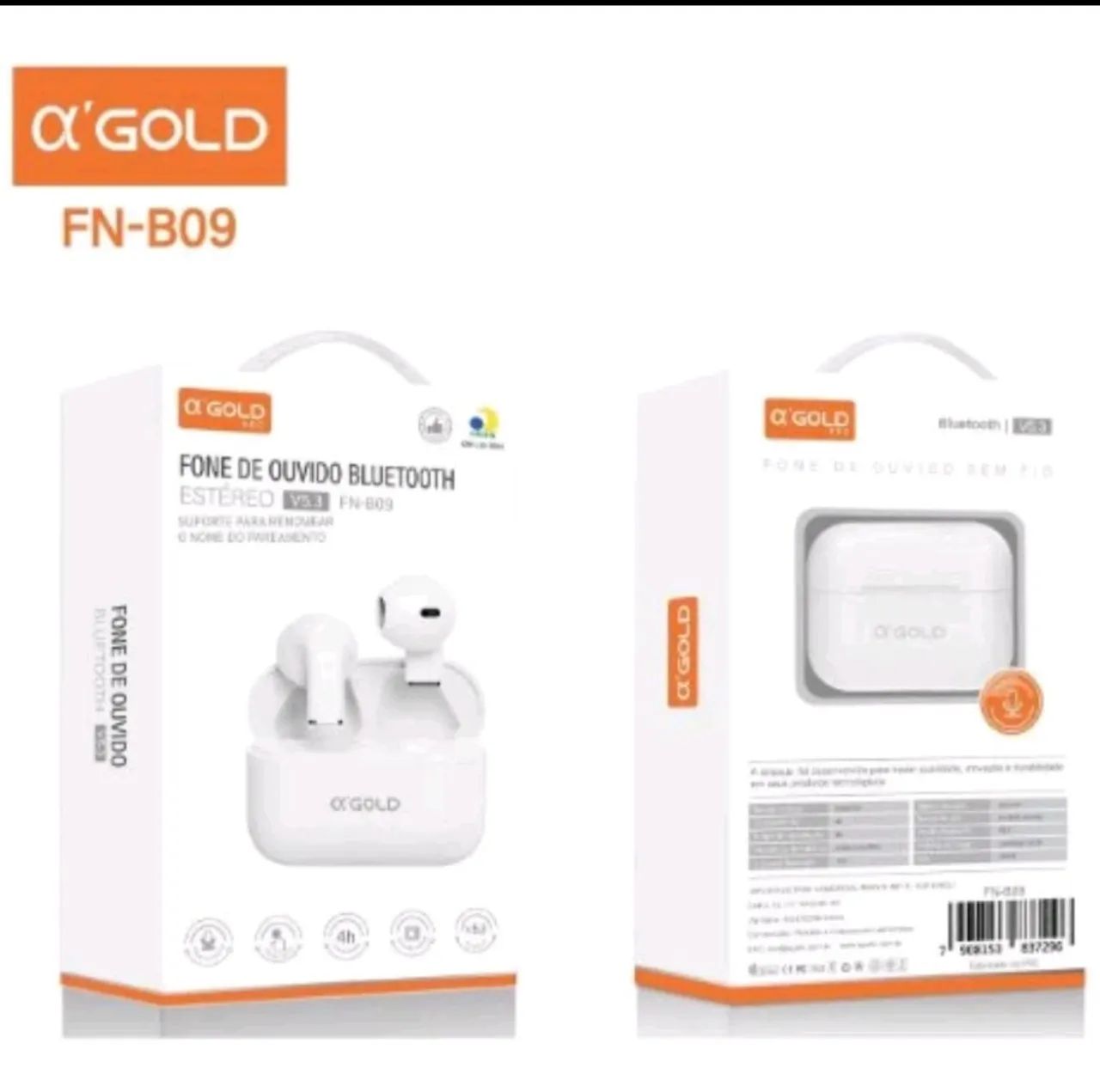 Fone de Ouvido Bluetooth A'Gold FN-B09 - Foto 3