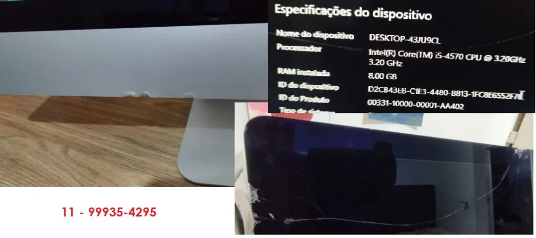 Apple iMac 27 polegadas Ano 2013 Intel 4ths imac Apple  conservado  - Foto 5