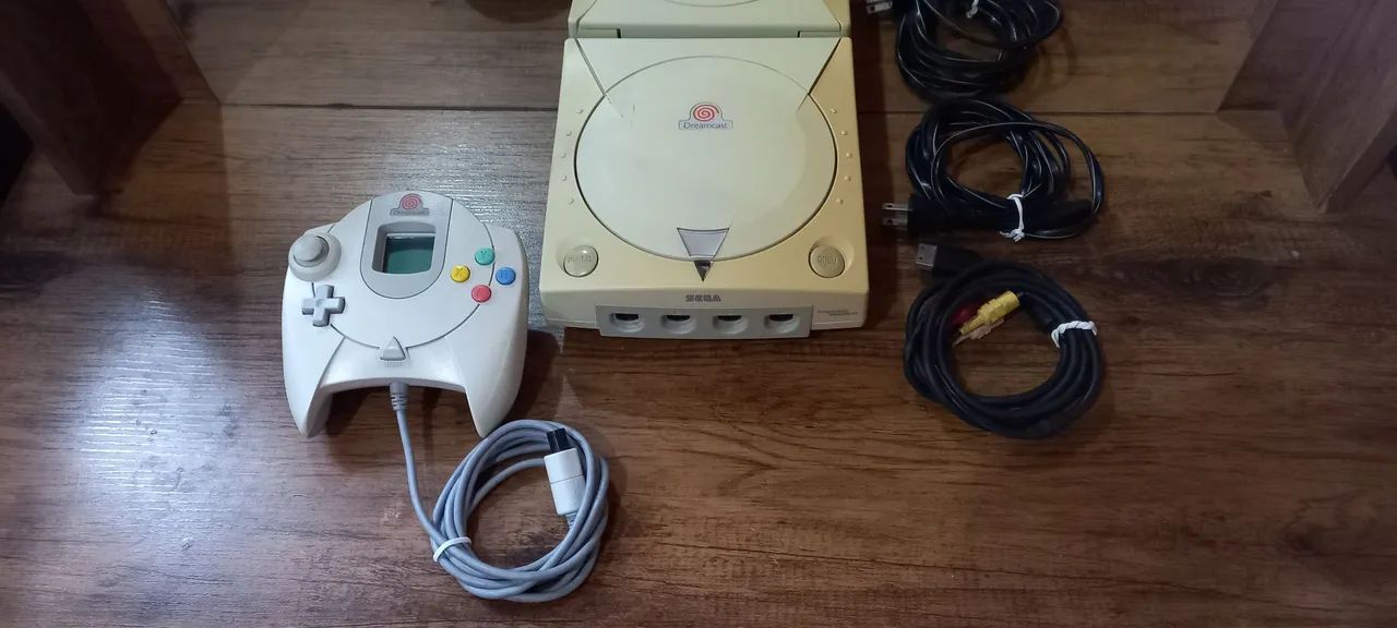 Dreamcast 100% original destravado leitor impecável