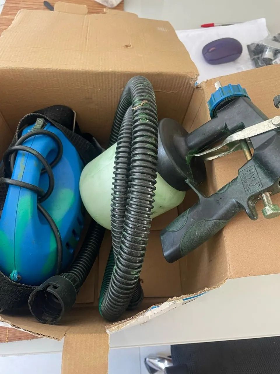 Pistola Pintura Pulverizadora Tinta Paint Com Bico De Metal - Foto 2